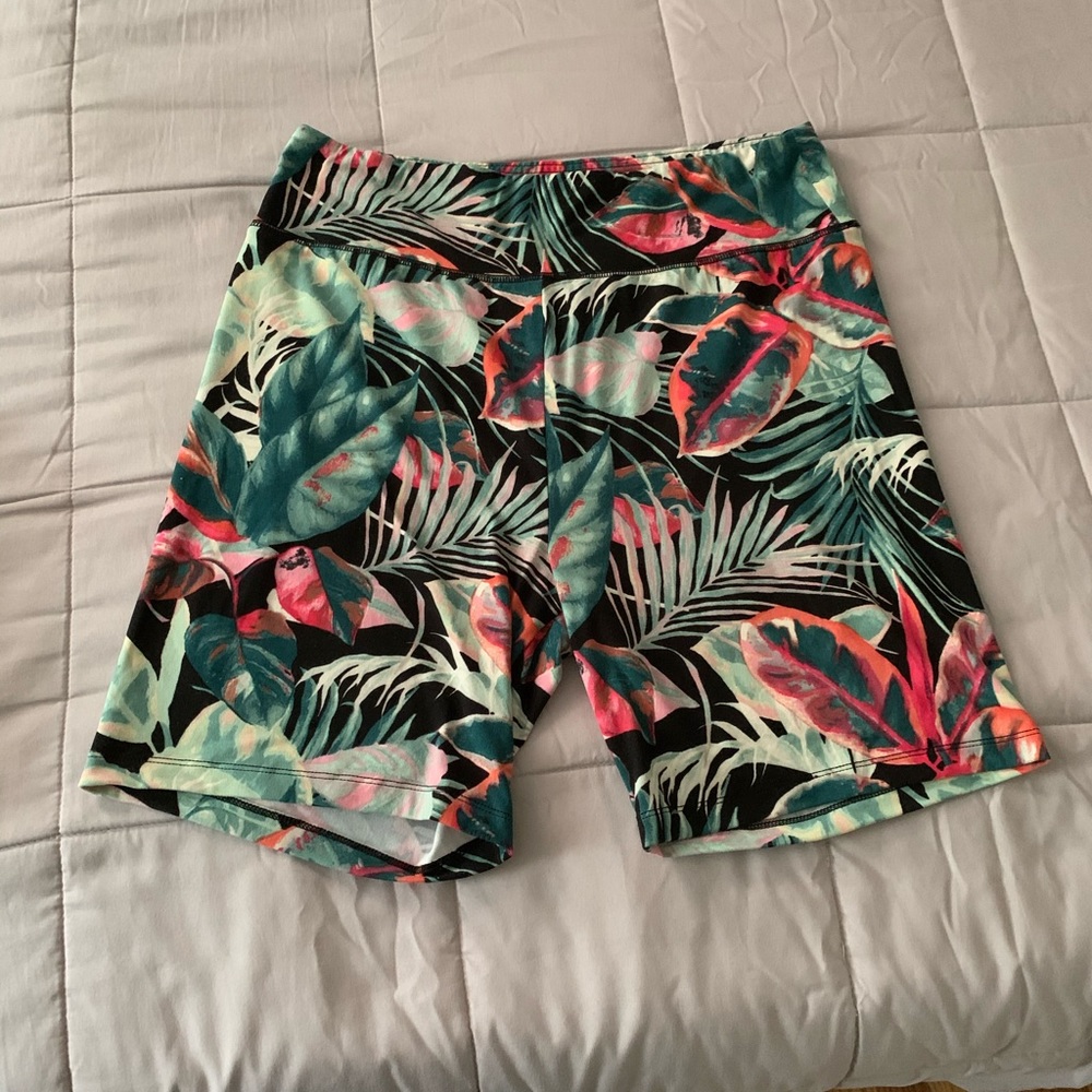 Tropical American Eagle Bike Shorts